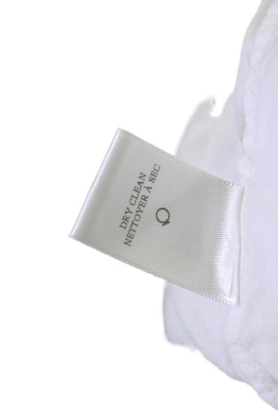 ALC Womens Belted Asymmetric Midi Handkerchief Skirt White Size 2