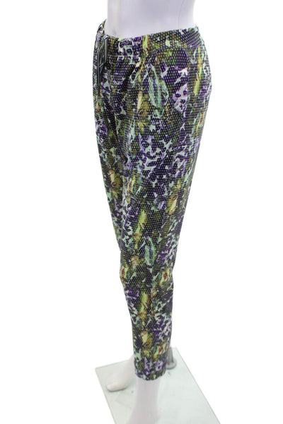 Lululemon Womens Abstract Print Drawstring Waist Pants Multicolor Size 4
