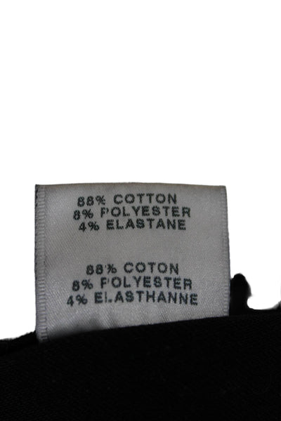 J Brand Womens Cotton Sequined Mid-Rise Zippered Skinny Jeans Black Size 26