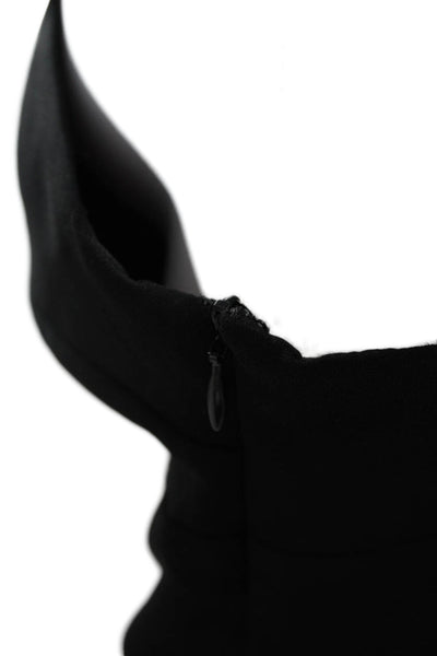 Likely Womens Halter Neck Sleeveless Knee Length A Line Dress Black Size 8
