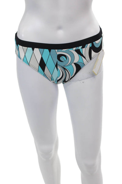 Michael Michael Kors Summer Blue Classic Bikini Abstract Bottom Blue Size XS