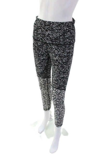 Lululemon Womens Elastic High Waisted Ice Breaker Leggings Black Size 4