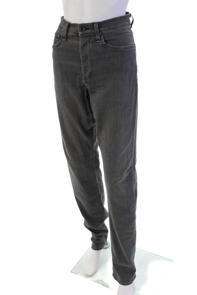 Rag & Bone Womens Cotton Mid Rise Five Pocket Slim Fit Jeans Gray Size 32