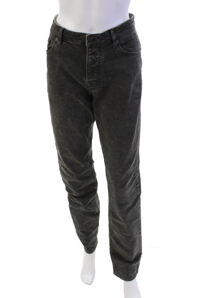 Zadig & Voltaire Womens Cotton Mid Rise Five Pocket Slim Fit Jeans Gray Size 32