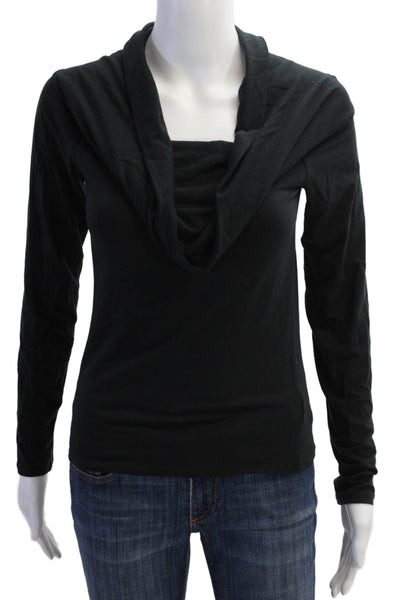 Babaton Womens Stretch Off The Shoulder Long Sleeve Blouse Black Size M