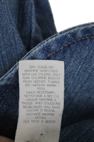 Zadig & Voltaire Womens Cotton Mid Rise Five Pocket Slim Fit Jeans Gray Size 32