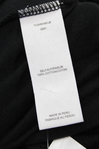 10 Crosby Derek Lam Womens Twist Knot A Line Maxi Dress Black Size Small