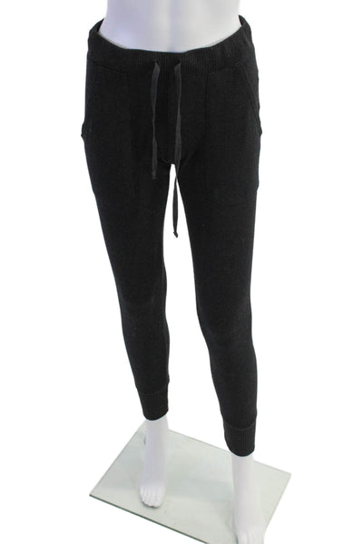 Joie Womens Soft Drawstring Mid-Rise Skinny Lounge Pants Black Size XS