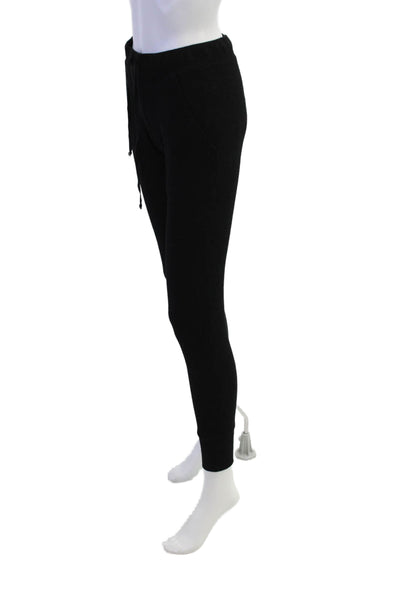 Joie Womens Soft Drawstring Mid-Rise Skinny Lounge Pants Black Size XS