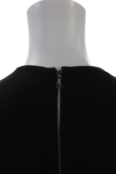 Narciso Rodriguez Womens Sleeveless Zipper Knee Length Pencil Dress Gray Size 4