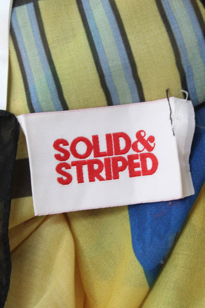 Solid & Striped Womens Animal Print Scarf Multicolor Size 54X34"