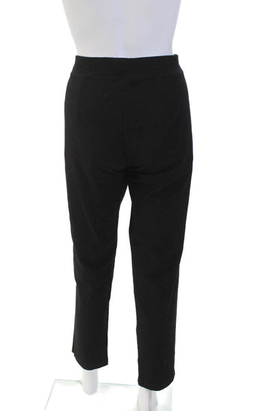 Eileen Fisher Womens Stretch Casual Mid-Rise Tapered Pants Black Size S