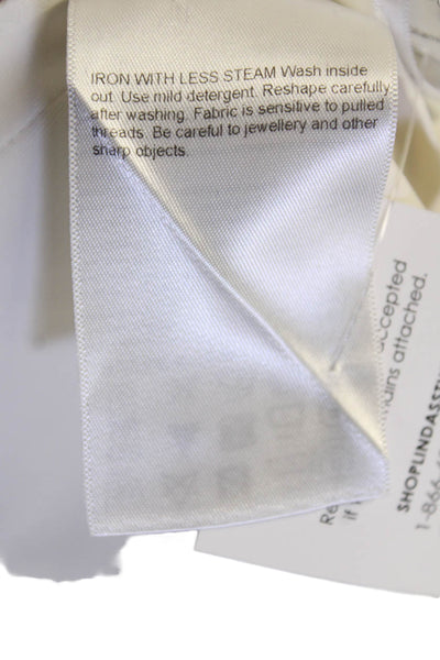 Escada Womens Sleeveless Knee Length Shift Dress Eggshell White Size EUR 38
