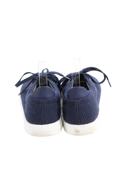 Allbirds Mens Tree Piper Lace-Up Casual Classic Sneakers Blue Size 11