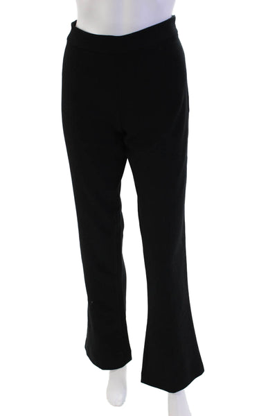 Club Monaco Womens High Rise Flare Leg Dress Pant Trousers Black Size 6