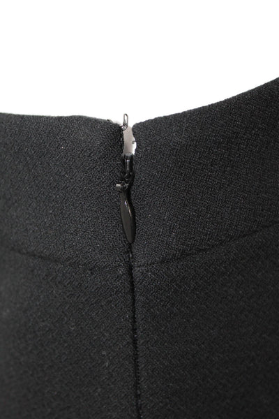 Club Monaco Womens High Rise Flare Leg Dress Pant Trousers Black Size 6