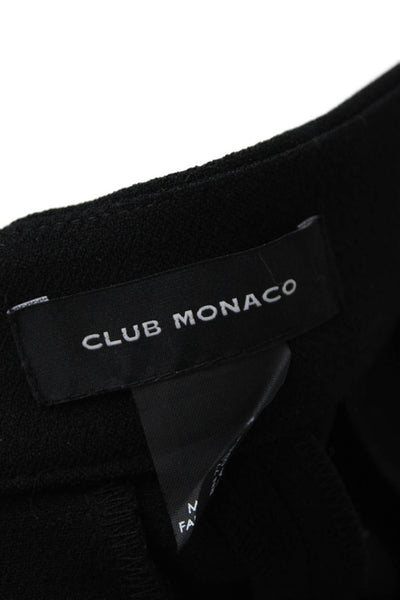 Club Monaco Womens High Rise Flare Leg Dress Pant Trousers Black Size 6