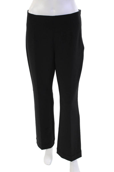 & Other Stories Womens High Rise Straight Leg Dress Pant Trousers Black Size 8