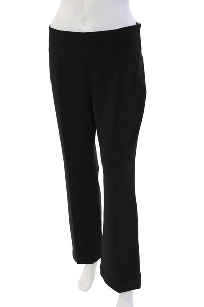 & Other Stories Womens High Rise Straight Leg Dress Pant Trousers Black Size 8