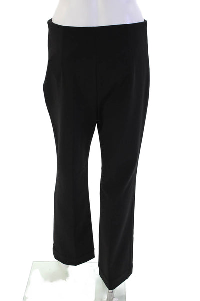 & Other Stories Womens High Rise Straight Leg Dress Pant Trousers Black Size 8