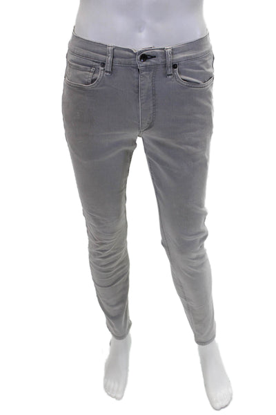 Rag & Bone Mens Cotton Denim Five Pocket Slim Fit Jeans Gray Size 29X32