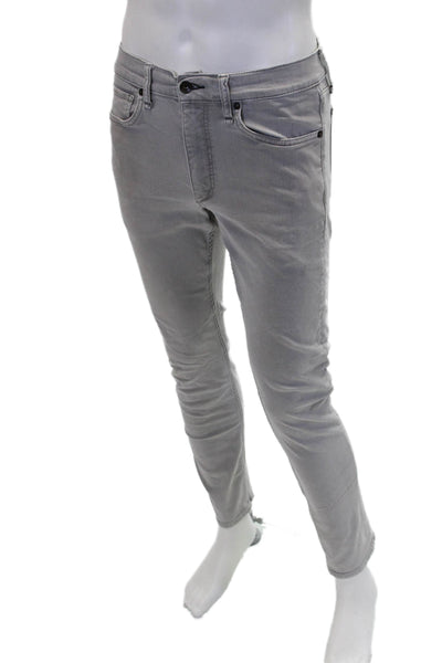 Rag & Bone Mens Cotton Denim Five Pocket Slim Fit Jeans Gray Size 29X32