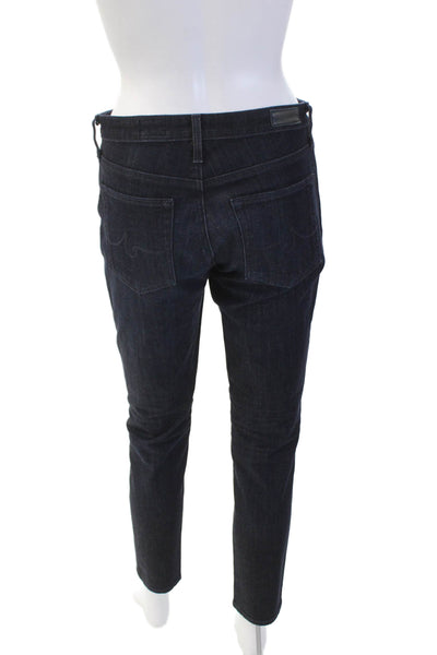 AG Adriano Goldschmied Womens The Prima Ankle Cigarette Jeans Blue Cotton Size 2