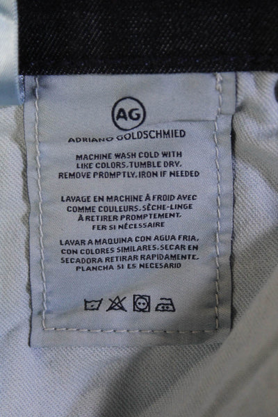 AG Adriano Goldschmied Womens The Prima Ankle Cigarette Jeans Blue Cotton Size 2
