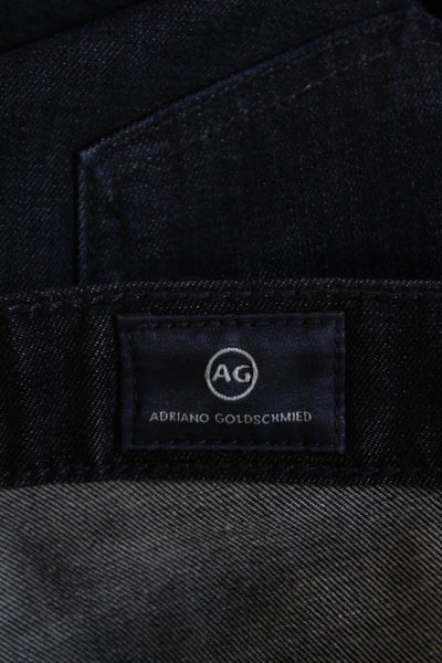 AG Adriano Goldschmied Womens The Prima Ankle Cigarette Jeans Blue Cotton Size 2