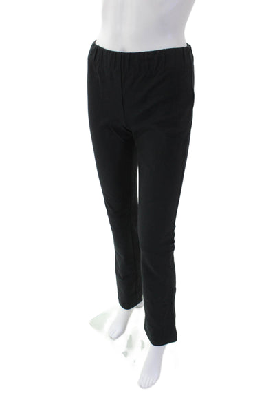 Kobi Halperin Women's Elastic Waist Straight Leg Pull-On Pants Black Size XS