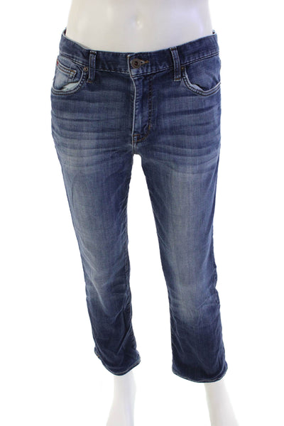 Joes Jeans Mens Cotton Blend Straight Leg Zip Fly Relaxed Jeans Blue Size 32