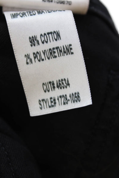 Citizens of Humanity Womens Cotton Denim Mid-Rise Tapered Jeans Black Size 27