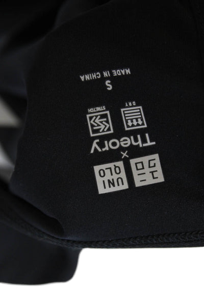 Uniqlo Womens Ultra Stretch A-Line Short Sleeve Flare Dress Black Size S