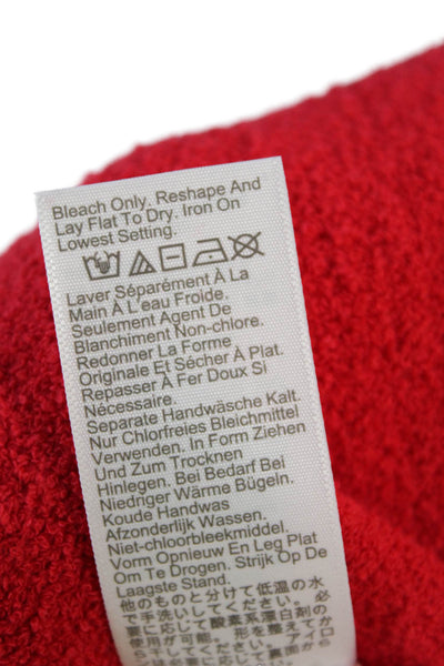 J Crew Womens Cotton Stretch Button Detail Pull-On Mini Skirt Red Size 2XS
