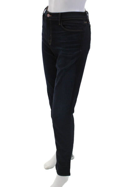 J Brand Womens Mid Rise Skinny Leg Atlantis Jeans Blue Cotton Size 30