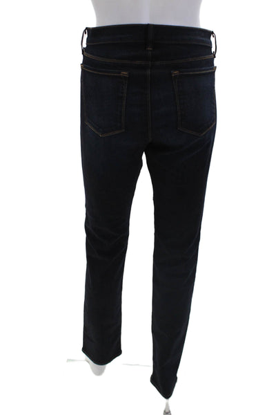 J Brand Womens Mid Rise Skinny Leg Atlantis Jeans Blue Cotton Size 30