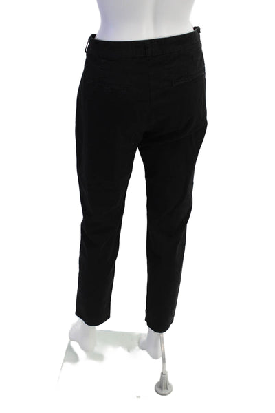 Current/Elliott Womens Cotton Stiletto Tapered Trouser Jeans Black Size 30