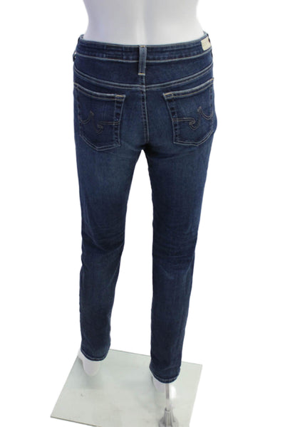 AG Adriano Goldschmied Womens High Rise Stilt Cigarette Leg Jeans Blue Size 28