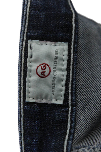 AG Adriano Goldschmied Womens High Rise Stilt Cigarette Leg Jeans Blue Size 28