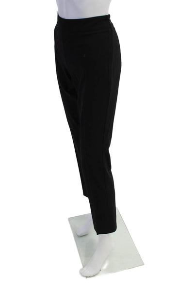 Donna Karan New York Womens Side Zippered Tapered Leg Pants Black Size S