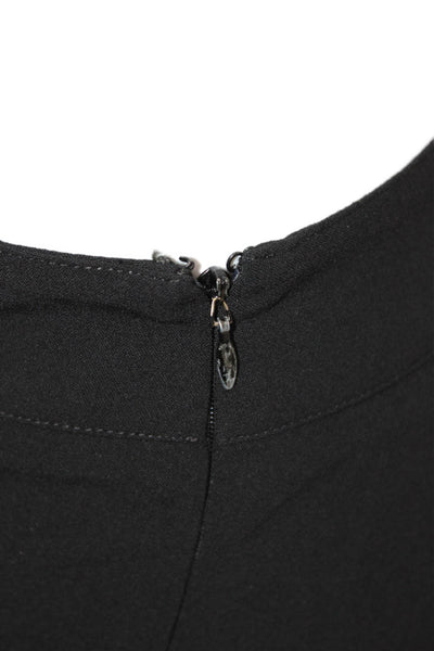 Donna Karan New York Womens Side Zippered Tapered Leg Pants Black Size S