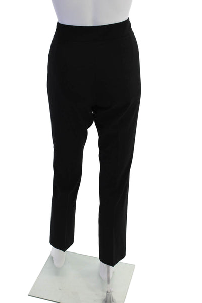 Donna Karan New York Womens Side Zippered Tapered Leg Pants Black Size S
