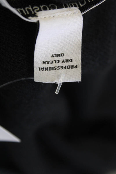 Autumn Cashmere Womens Solid Cashmere Knit Pullover Sweater Top Black Size XS