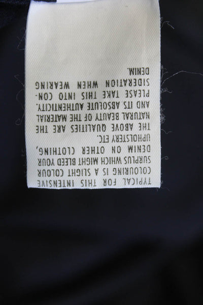Escada Sport Womens Cotton Mid Rise Five Pocket Skinny Jeans Black Size 42