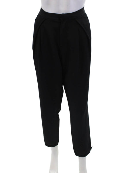 Comptoir Des Cotonniers Womens Pleated Front Dress Pants Black Size EUR 40