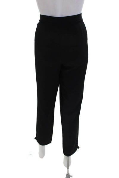 Comptoir Des Cotonniers Womens Pleated Front Dress Pants Black Size EUR 40