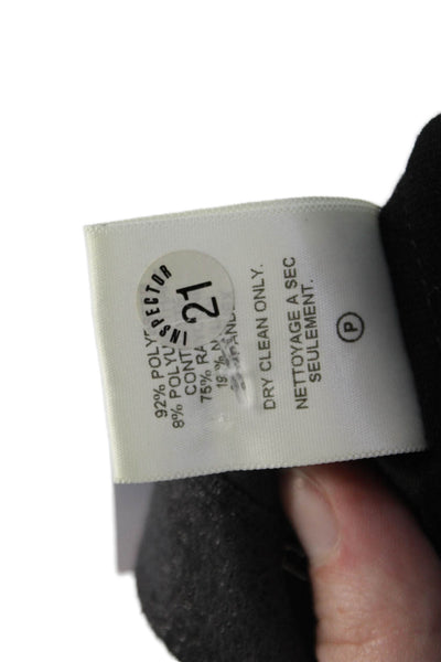 Velvet Womens Faux Leather Pull On High Rise Athletic Leggings Black Size Medium