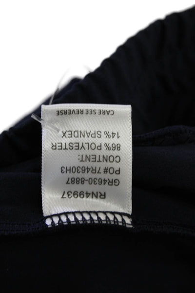 Tail Womens Pull On Pintucks Jogger Pants Night Navy Blue Size Extra Large