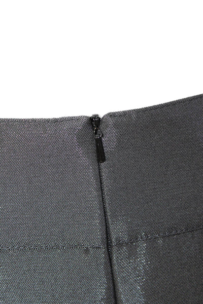 Karen Millen Women's Zip Closure A-line Pleated Mini Skirt Black Size 4