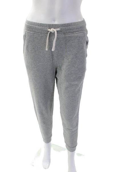 Everlane Womens Mid Rise Drawstring Knit Jogger Pants Gray Cotton Size XS